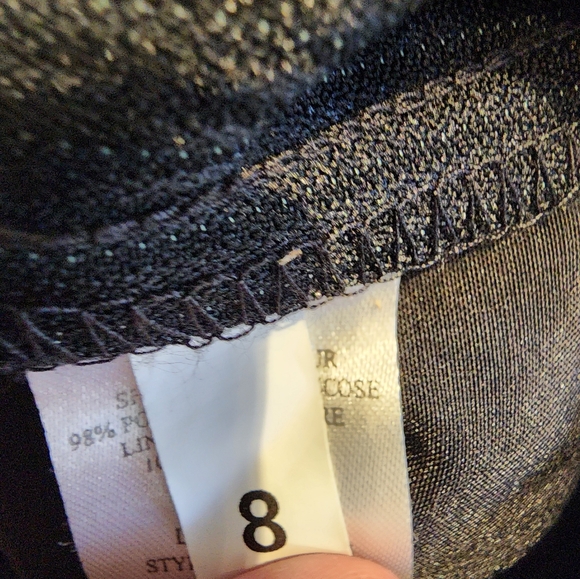 Boy's Black Dress Pants Pin Stripe Size 8 - Picture 13 of 13